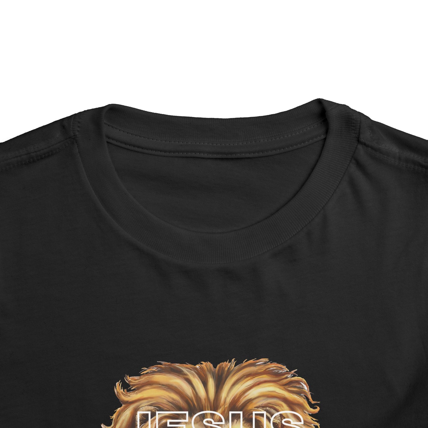 Toddler Short Sleeve Tee - Jesus is King Lion