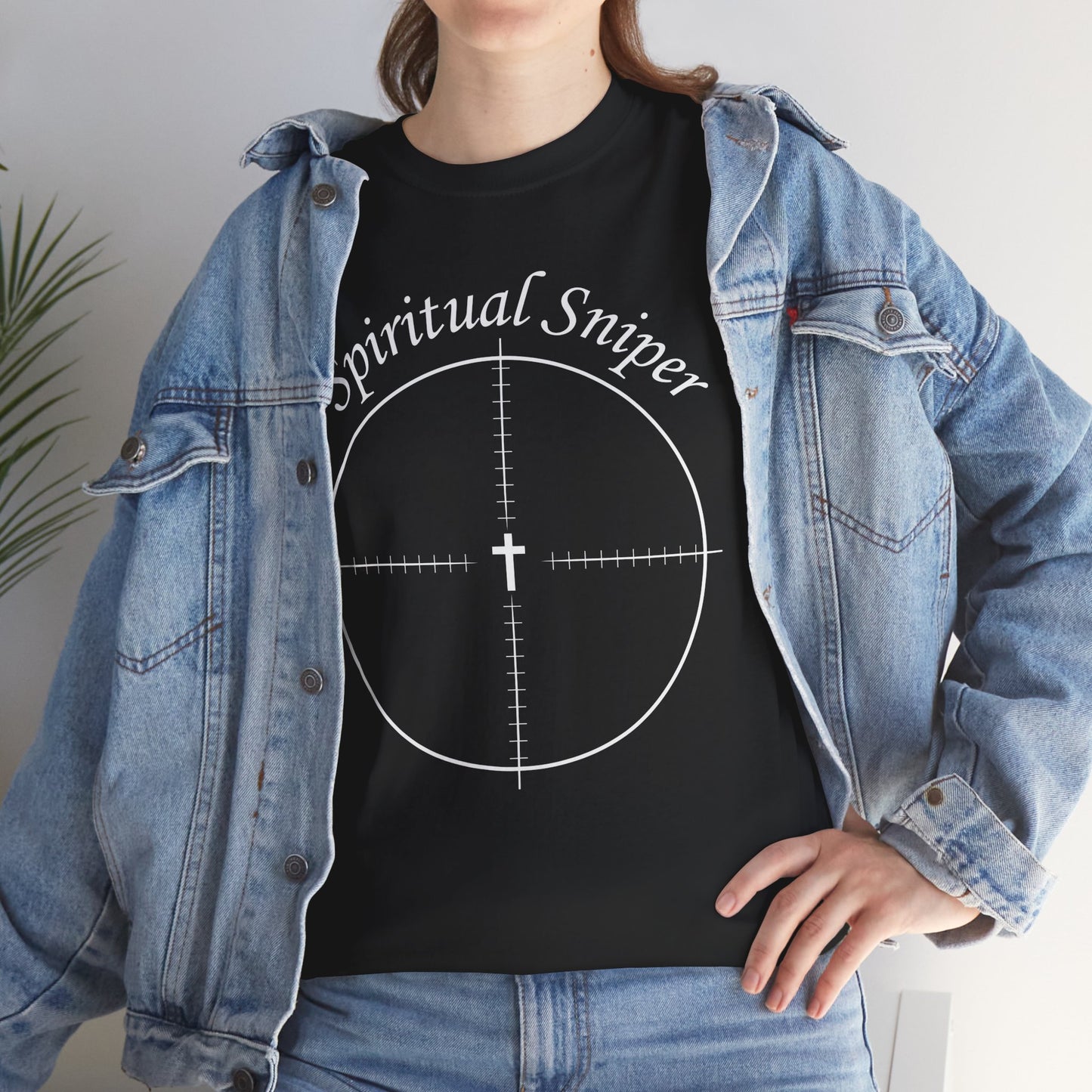 Women's Double Sided Spiritual Sniper Tee