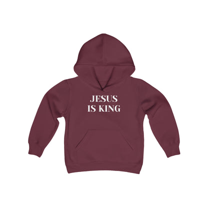 Youth "Jesus is king" - Heavy Blend Hooded Sweatshirt