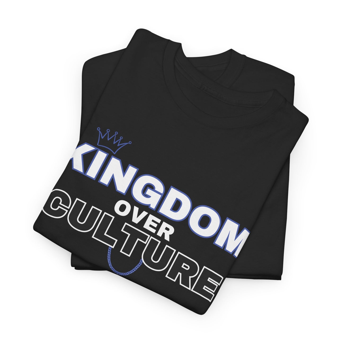 (Blue) Kingdom over Culture - Unisex Cotton Tee