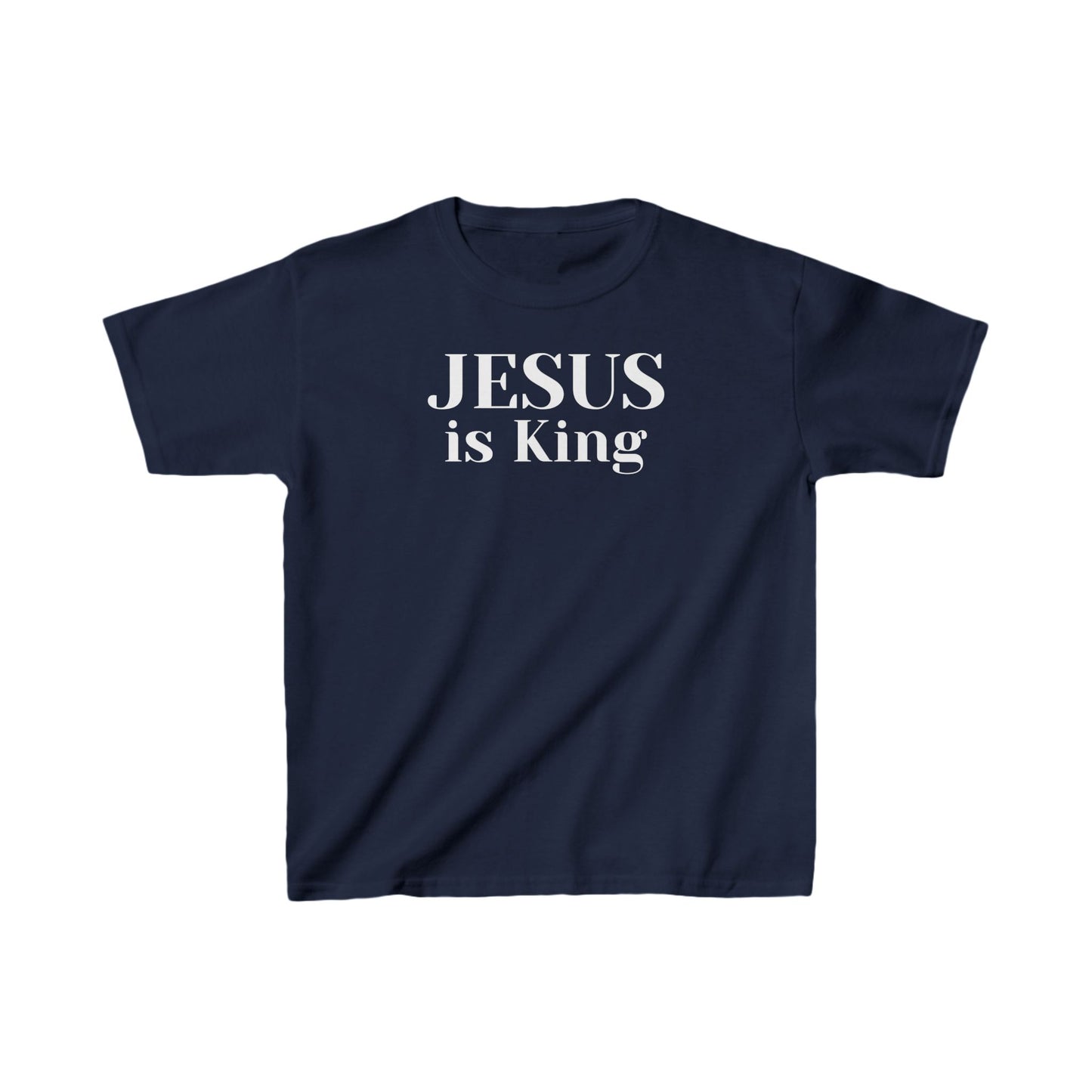 Jesus is King Kids Tee