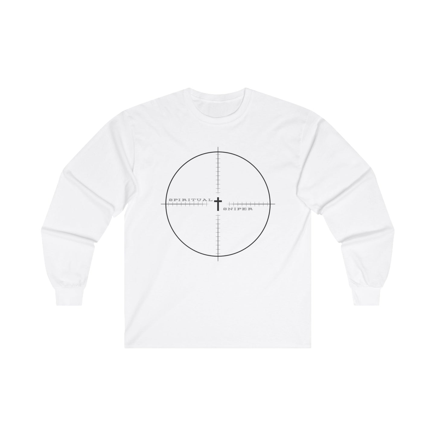 Men's Spiritual Sniper - Unisex Cotton Long Sleeve Tee