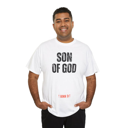 Son of God - Unisex Heavy Cotton Tee - Comfortable Christian T-Shirt