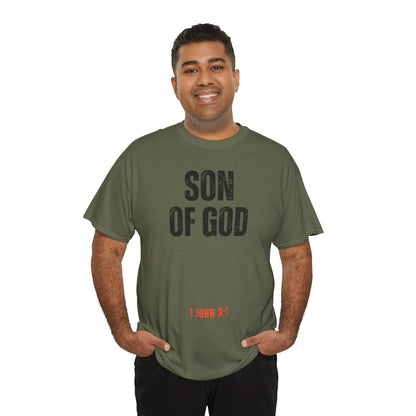 Son of God - Unisex Heavy Cotton Tee - Comfortable Christian T-Shirt