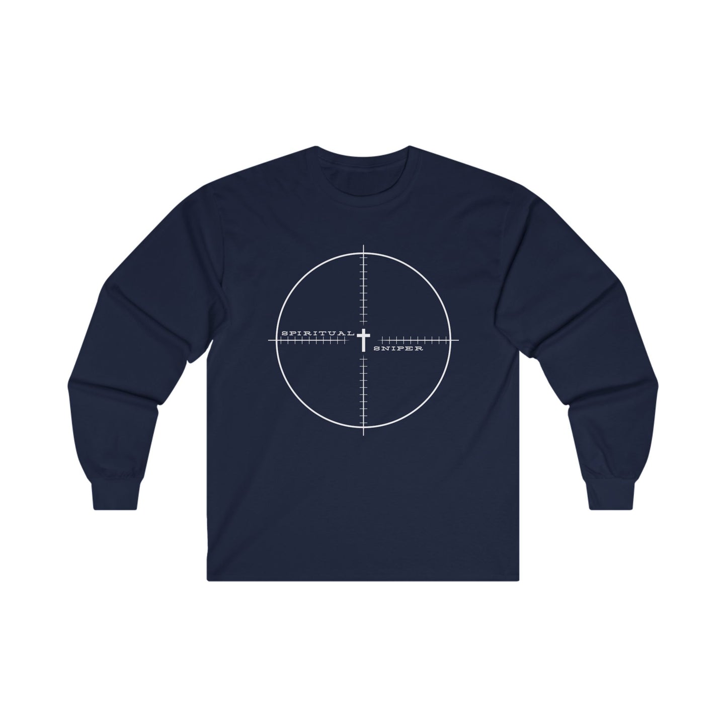 Men's Spiritual Sniper - Unisex Cotton Long Sleeve Tee