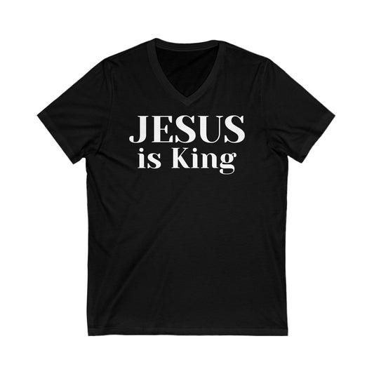 Jesus is King V-Neck