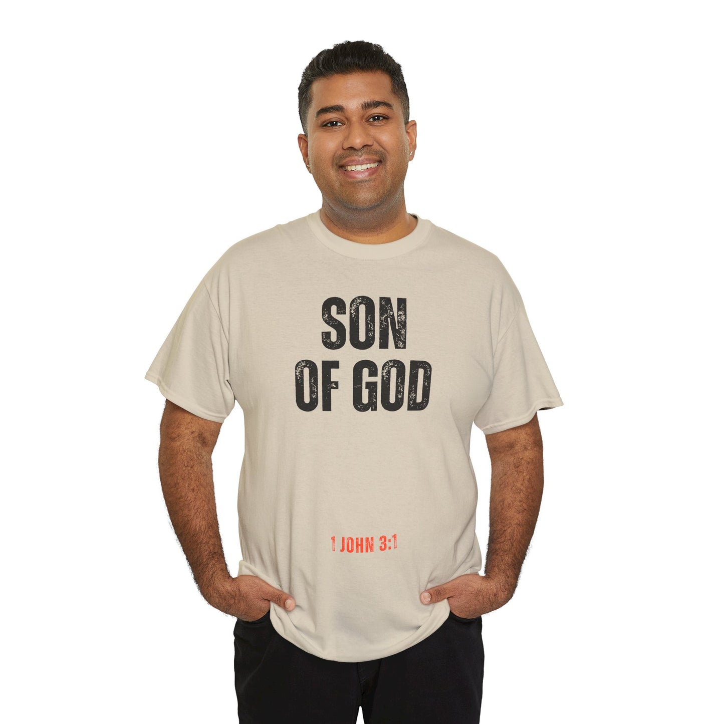 Son of God - Unisex Heavy Cotton Tee - Comfortable Christian T-Shirt