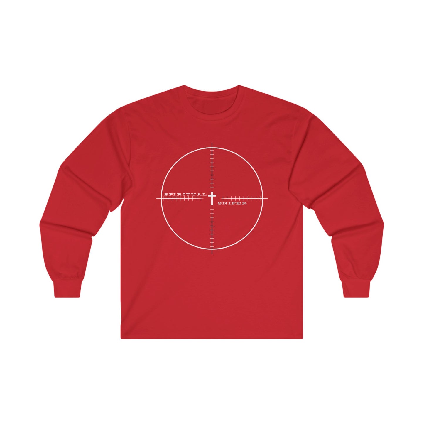 Men's Spiritual Sniper - Unisex Cotton Long Sleeve Tee