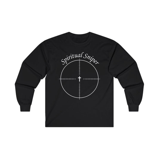 Women's Spiritual Sniper - Cotton Long Sleeve Tee