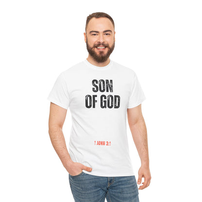 Son of God - Unisex Heavy Cotton Tee - Comfortable Christian T-Shirt