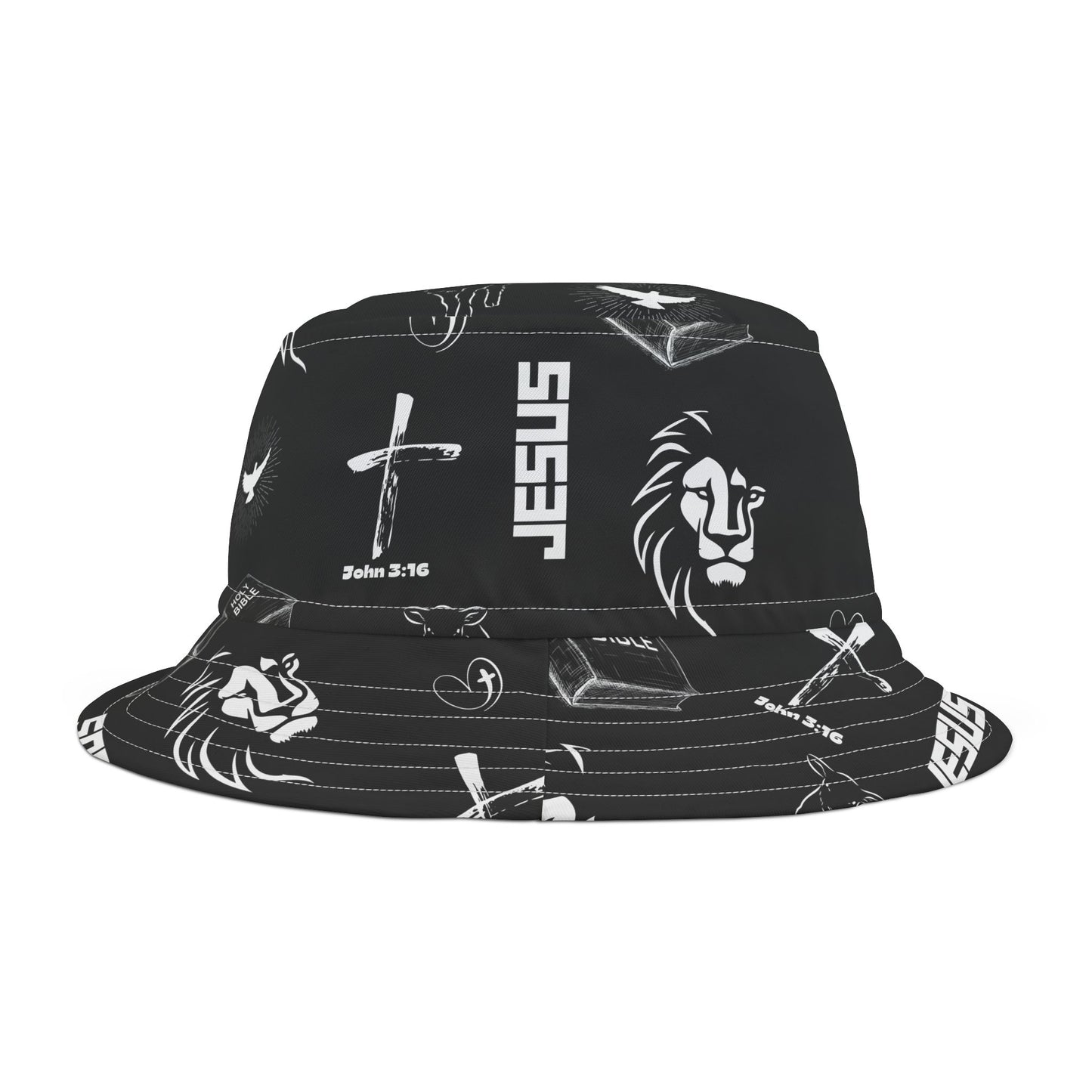 Black Trinity Bucket Hat