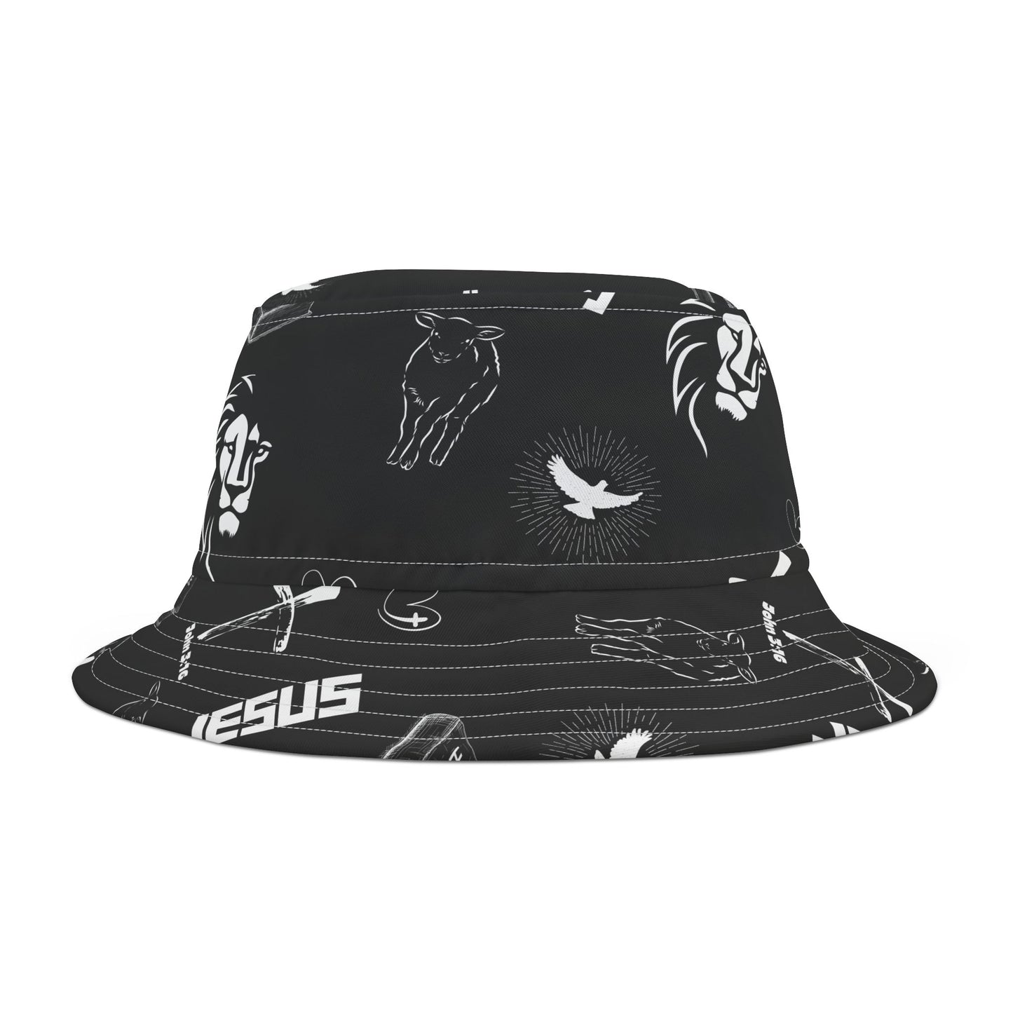 Black Trinity Bucket Hat