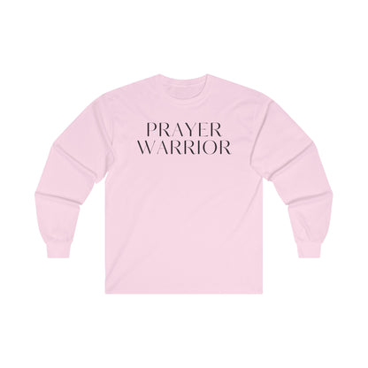 Prayer Warrior - Unisex Cotton Long Sleeve Tee