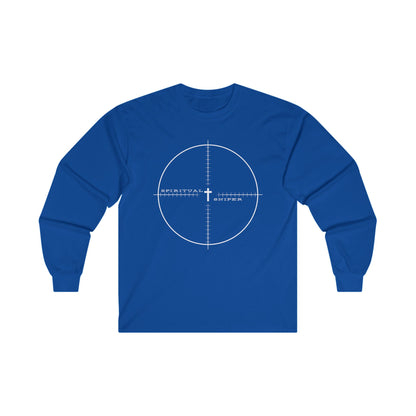 Men's Spiritual Sniper - Unisex Cotton Long Sleeve Tee